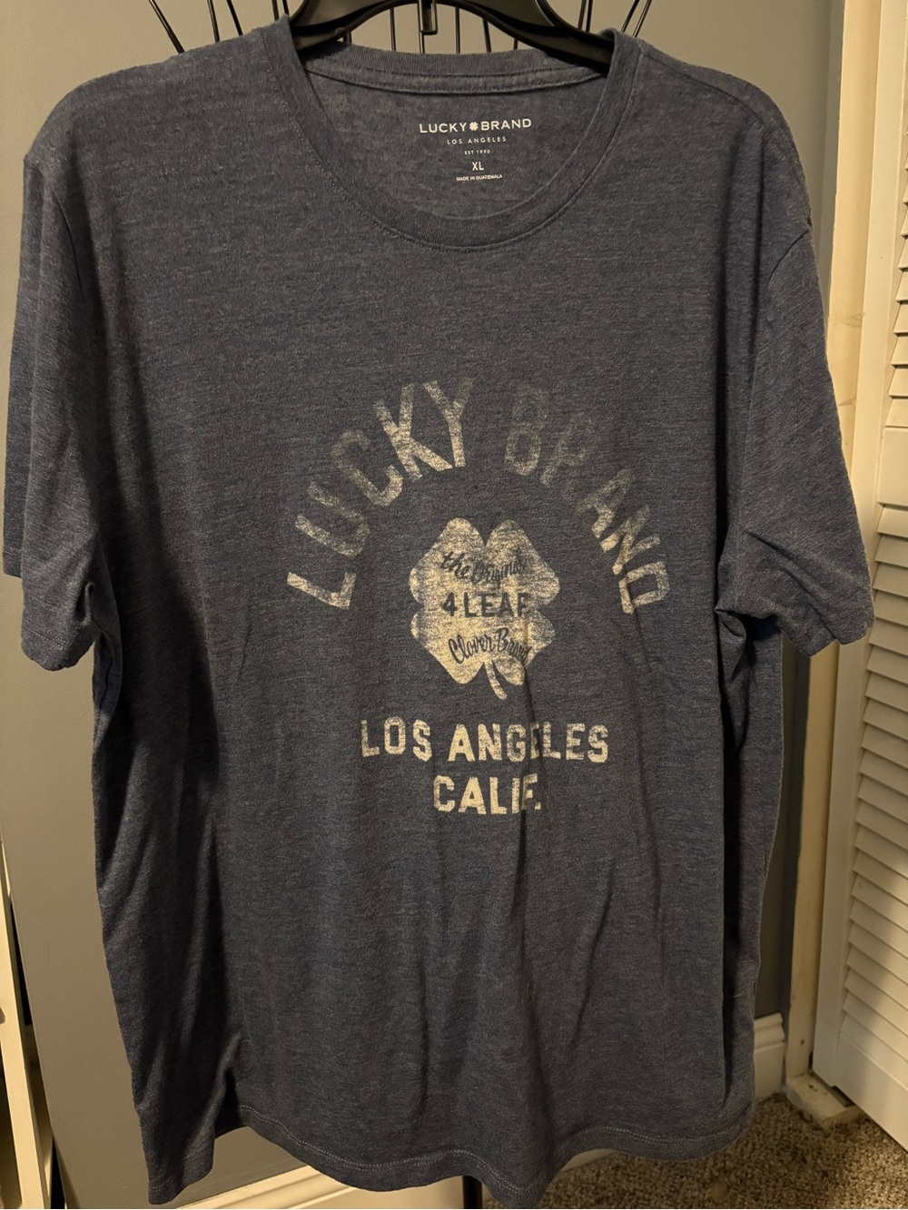 Lucky Brand Navy Graphic Los Angeles Tee